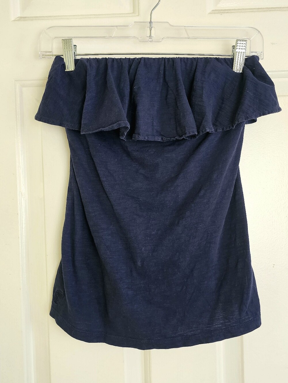 Lilly Pulitzer Pima Cotton Ruffle Strapless Top